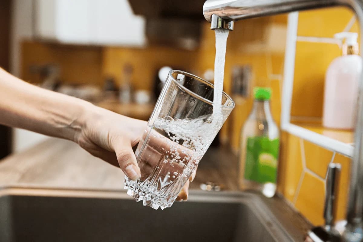 Whole-house water filtration system installed in Santa Clarita garage